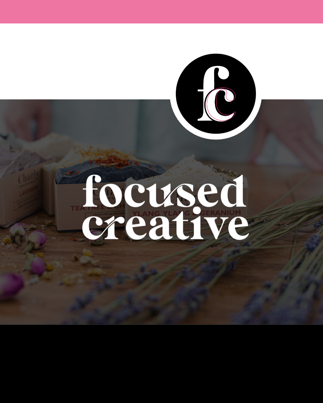 logo and brand assets for focused creative photography 