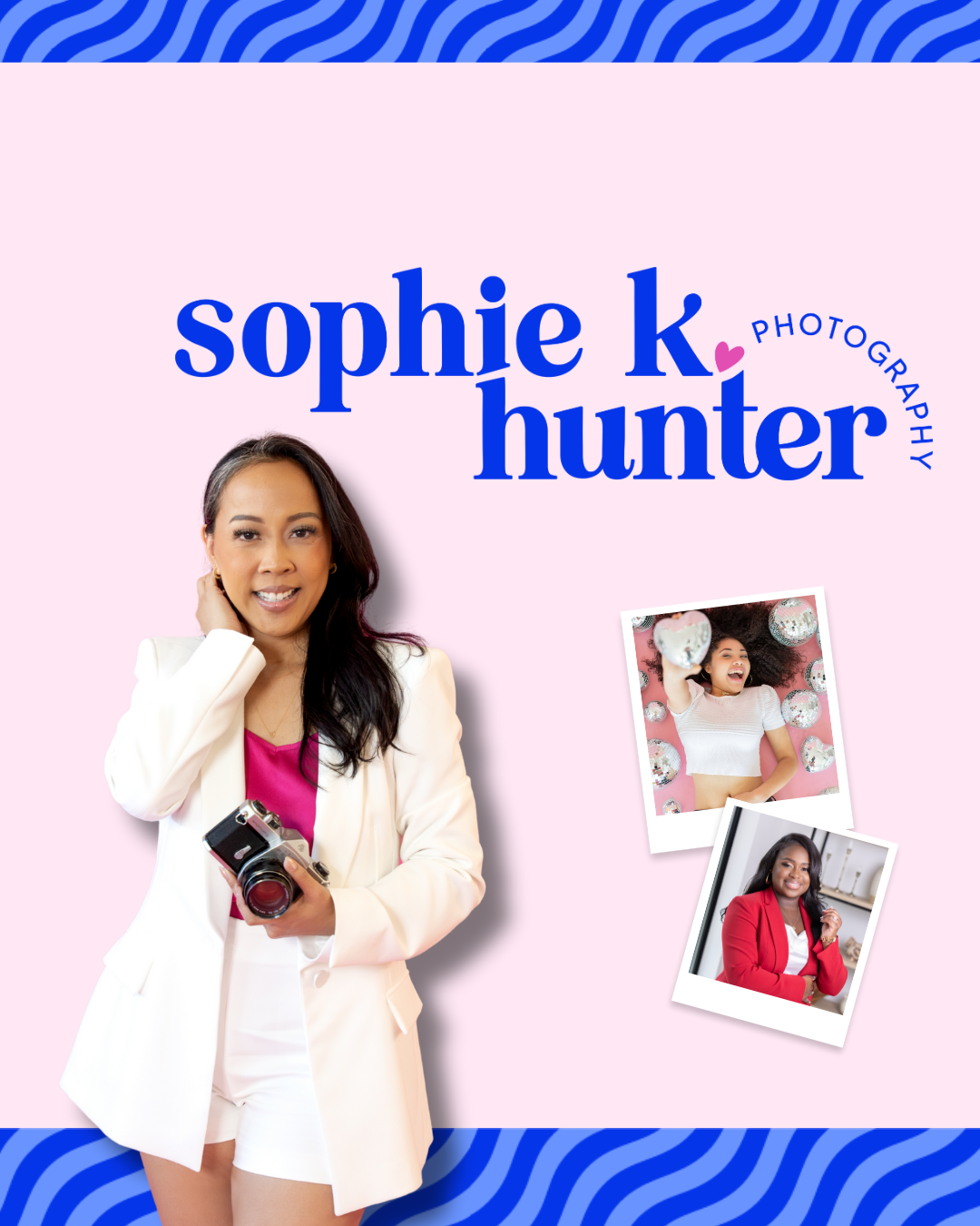 branding assets and colors for sophie k hunter photography 
