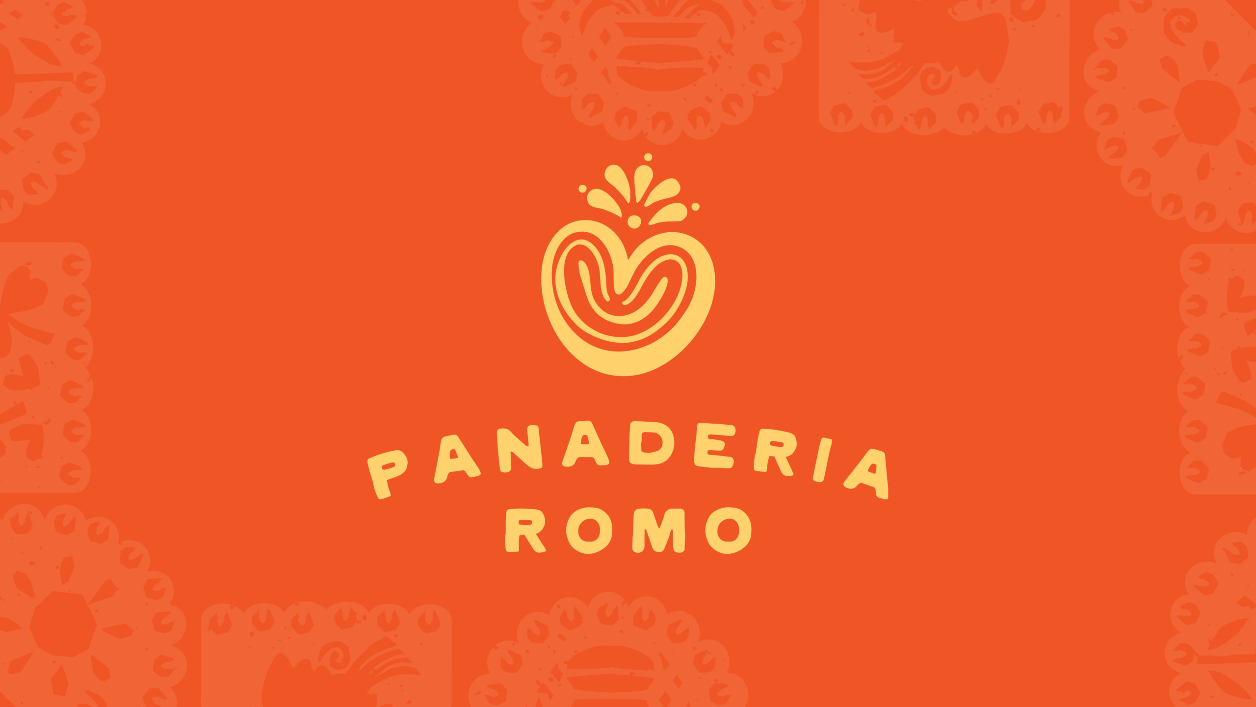 logo and branding assets for panaderia romo