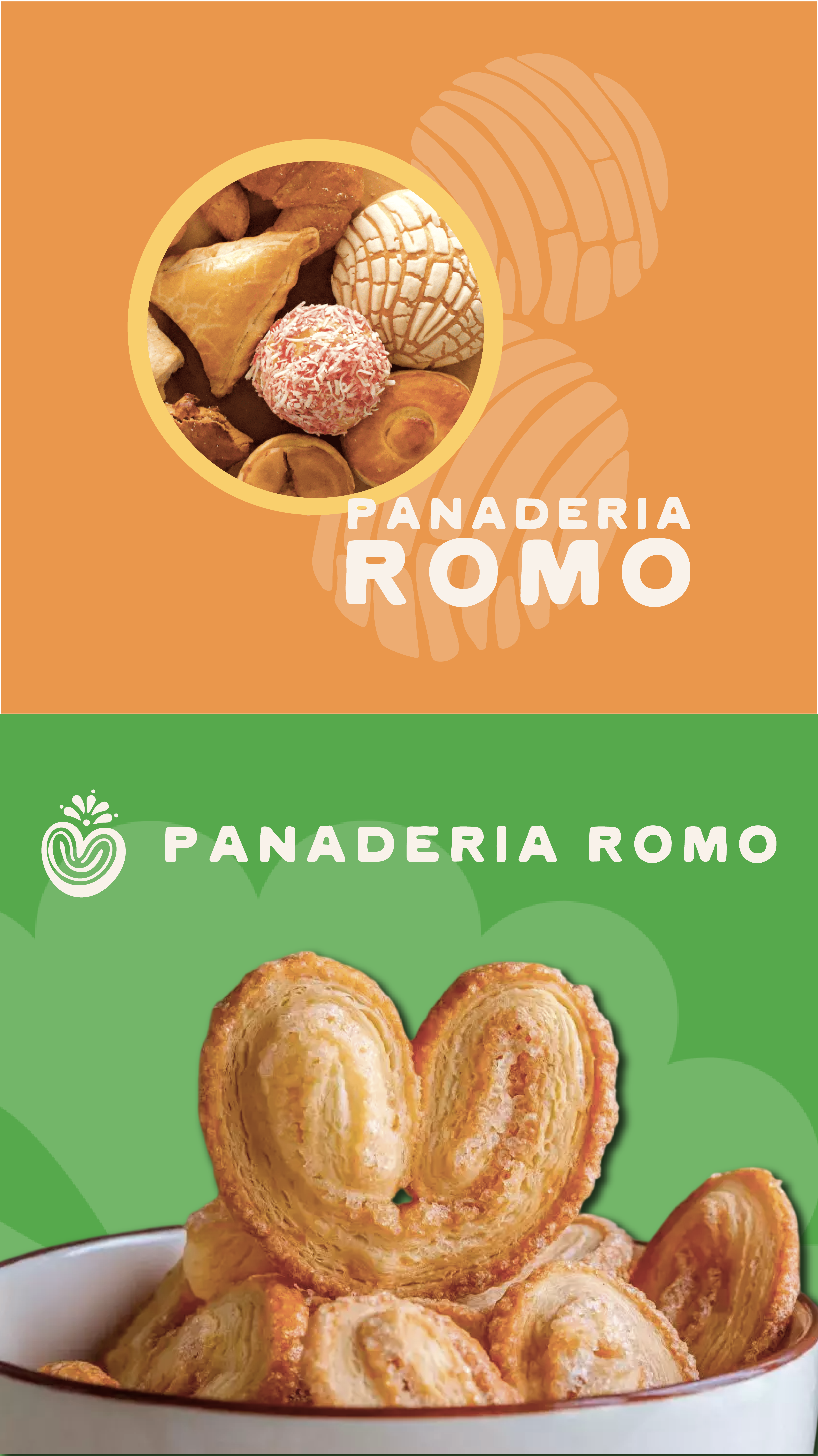 branding assets for panaderia romo