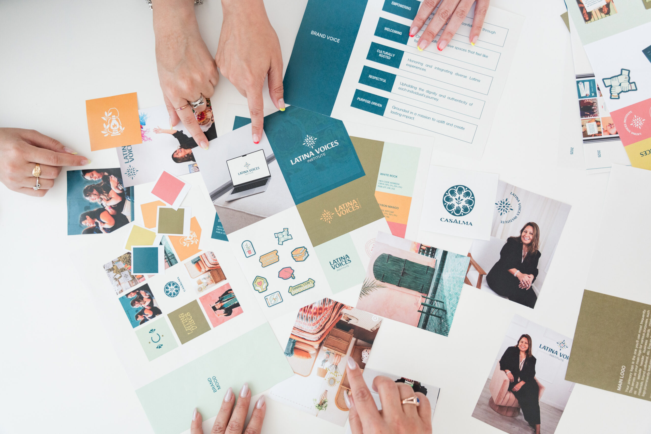 Brand color palette and design elements illustrating how color psychology influences luxury branding, customer perception, and conversion rates.